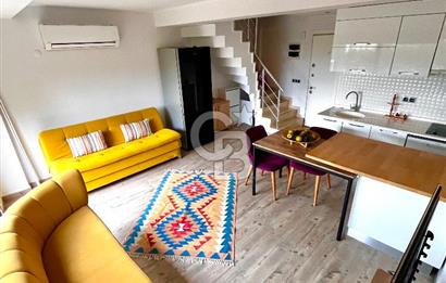 Gülbahçe Saygın Pazar Stüdyo Sitesinde Özel Bahçeli, Dubleks 2+1 – Full Eşyalı Kiralık