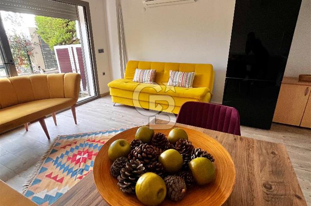 Gülbahçe Saygın Pazar Stüdyo Sitesinde Özel Bahçeli, Dubleks 2+1 – Full Eşyalı Kiralık