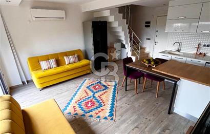 Gülbahçe Saygın Pazar Stüdyo Sitesinde Özel Bahçeli, Dubleks 2+1 – Full Eşyalı Kiralık