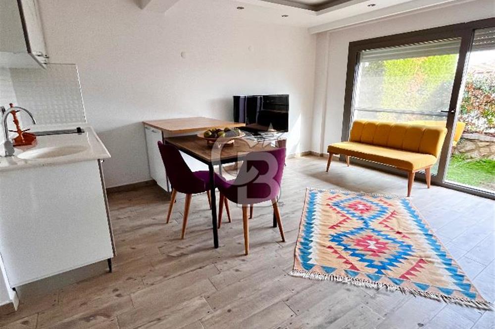 Gülbahçe Saygın Pazar Stüdyo Sitesinde Özel Bahçeli, Dubleks 2+1 – Full Eşyalı Kiralık