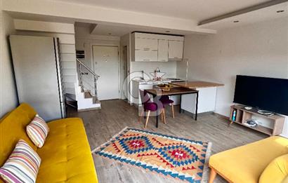 Gülbahçe Saygın Pazar Stüdyo Sitesinde Özel Bahçeli, Dubleks 2+1 – Full Eşyalı Kiralık