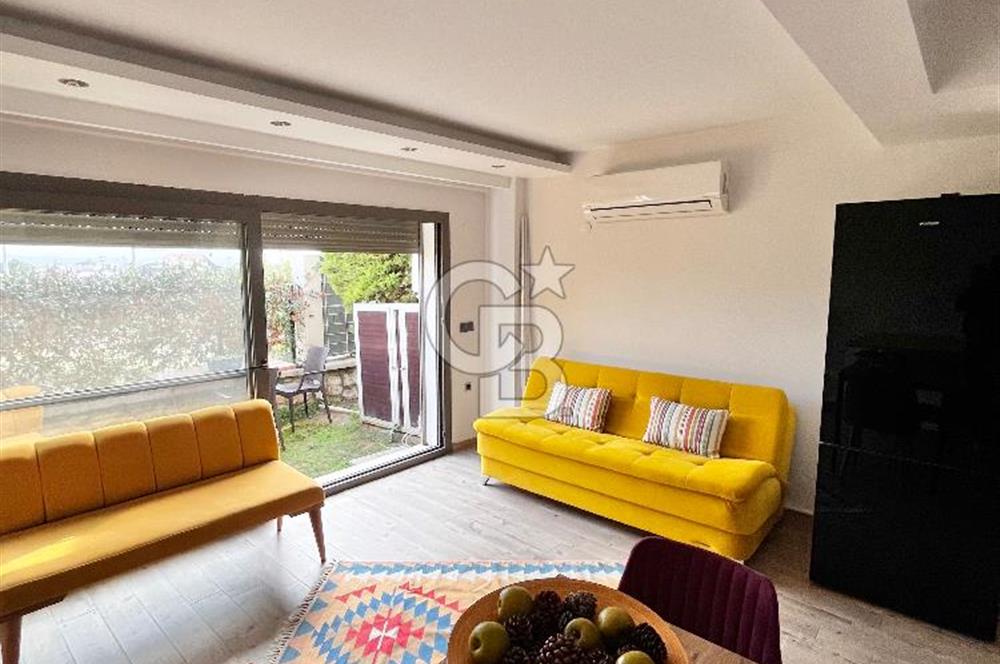 Gülbahçe Saygın Pazar Stüdyo Sitesinde Özel Bahçeli, Dubleks 2+1 – Full Eşyalı Kiralık