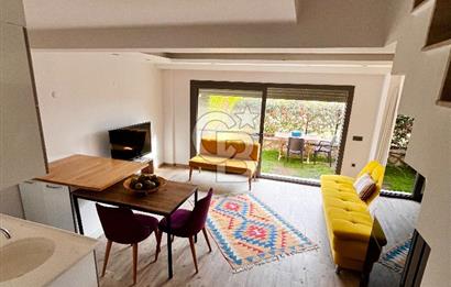 Gülbahçe Saygın Pazar Stüdyo Sitesinde Özel Bahçeli, Dubleks 2+1 – Full Eşyalı Kiralık