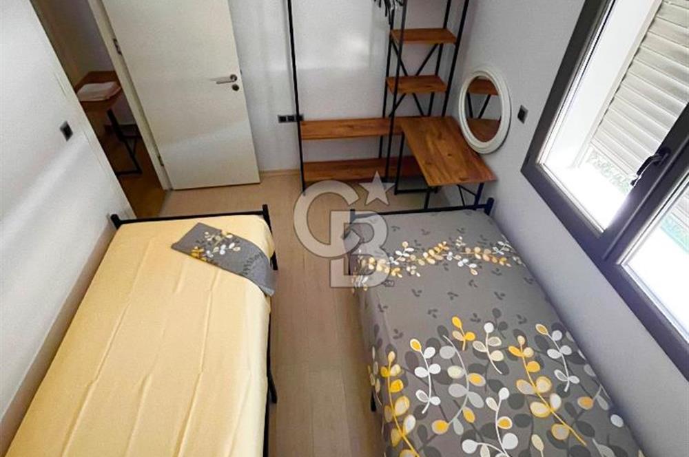 Gülbahçe Saygın Pazar Stüdyo Sitesinde Özel Bahçeli, Dubleks 2+1 – Full Eşyalı Kiralık