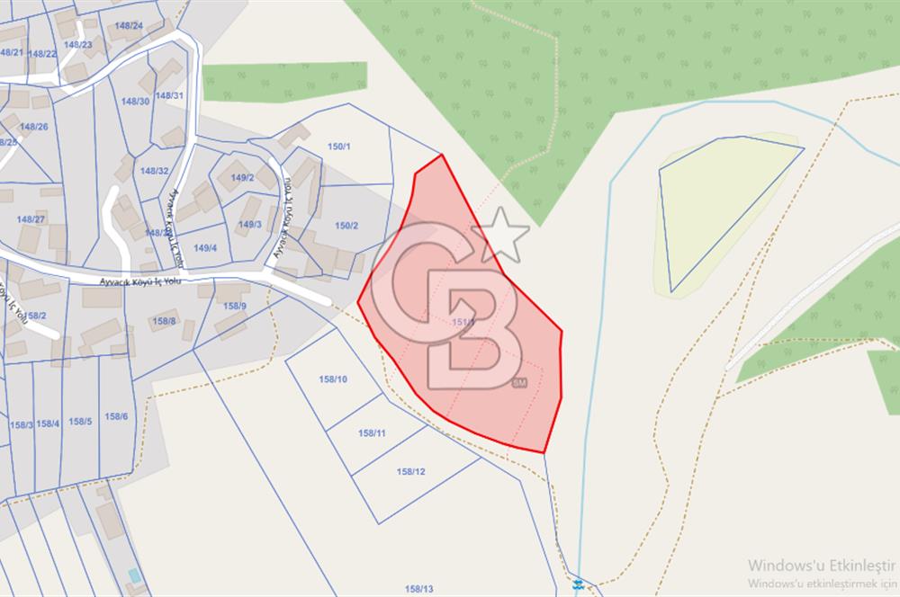 TEKİRDAĞ SARAY AYVACIK' TA 250 m² KÖY İÇİNDE İMARLI ARSA