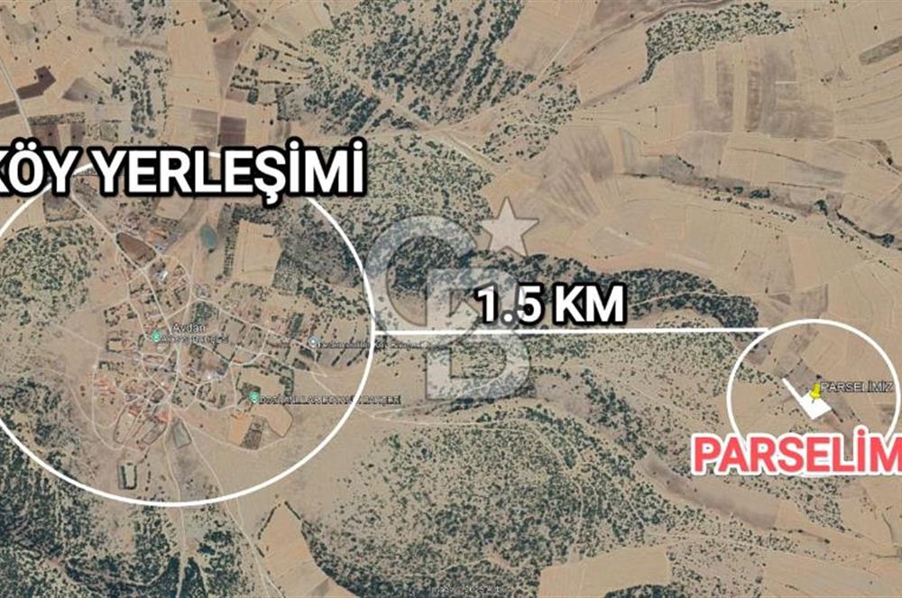 Afyon Dinarda İlçe Merkezi ve Sanayiye Yakın Satılık Tarla 