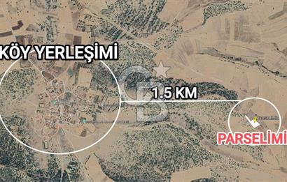 Afyon Dinarda İlçe Merkezi ve Sanayiye Yakın Satılık Tarla 