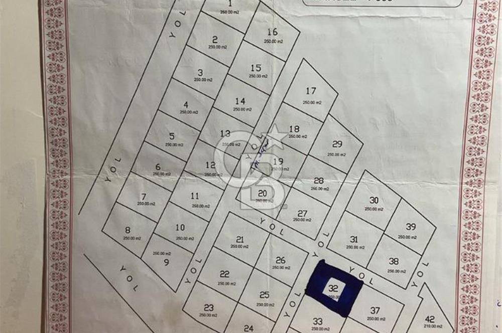 TEKİRDAĞ SARAY AYVACIK' TA 250 m² KÖY İÇİNDE İMARLI ARSA