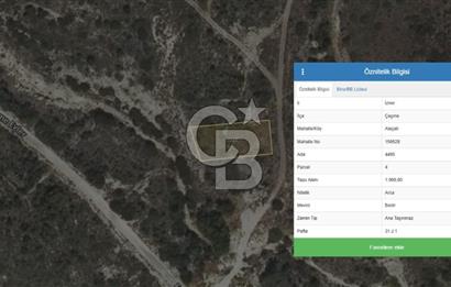 ÇEŞME ALAÇATI' DA MÜKEMMEL LOKASYONA SAHİP SATILIK ARSA