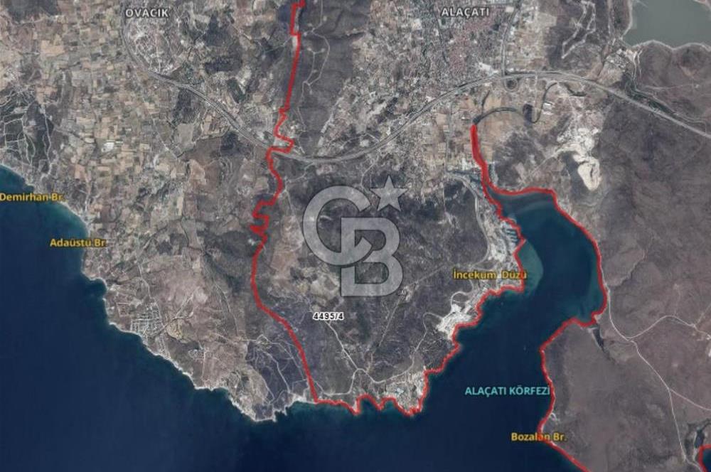 ÇEŞME ALAÇATI' DA MÜKEMMEL LOKASYONA SAHİP SATILIK ARSA