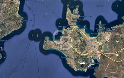 ÇEŞME ALAÇATI' DA MÜKEMMEL LOKASYONA SAHİP SATILIK ARSA