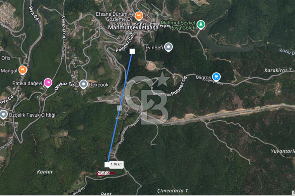 CB'DAN BEYKOZ MAHMUTŞEVKETPAŞA 3 DÖNÜM MÜSTAKİL SATILIK ARSA