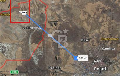 ANKARA POLATLI 11397 M2 OTOYOL CEPHELİ TEK TAPU ARAZİ