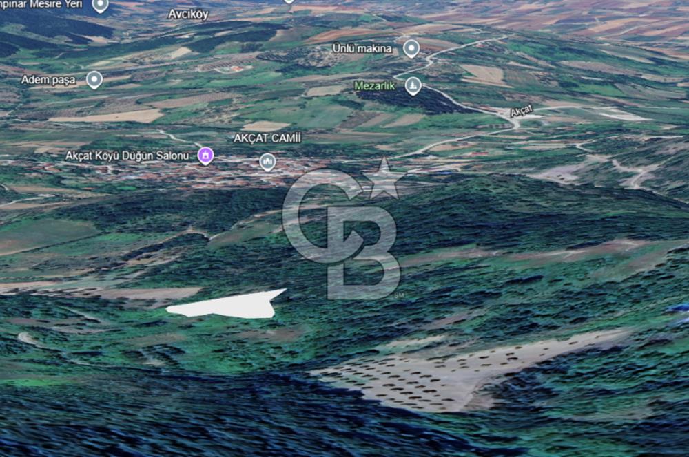 Karamürsel Akçat'ta 1.841M² Köy'e 700MT Satılık 2 Adet TARLA!