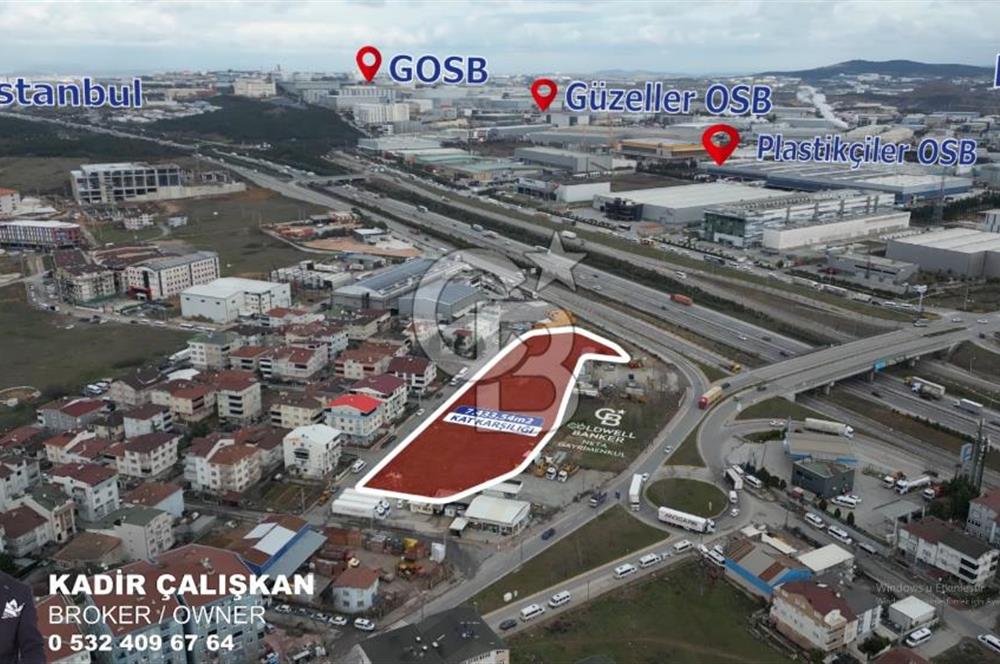 7.433m2 ARSA TURKCELL VERİ MERKEZİ ANKARA-İSTANBUL OTOBANA CEPHE