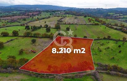 Çanakkale Ayvacık Süleyman Köyünde Satılık 8.210 m2 Tarla !