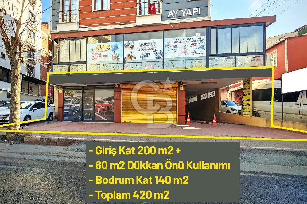 SATILIK 420 m2 Cadde Dükkanı , Gebze Arapçeşme Mh. Kavak Cd. de