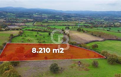 Çanakkale Ayvacık Süleyman Köyünde Satılık 8.210 m2 Tarla !