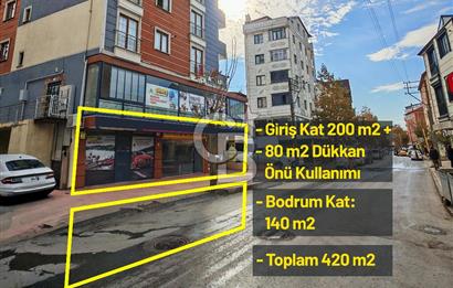 SATILIK 420 m2 Cadde Dükkanı , Gebze Arapçeşme Mh. Kavak Cd. de