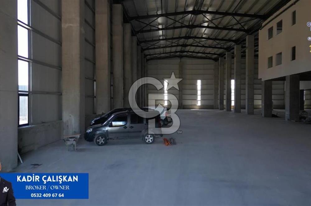 8.000m2 KİRALIK FABRİKA ZEMİN KAT h:14metre BODRUM KATh:8 metre