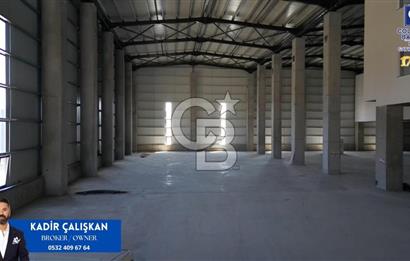 8.000m2 SATILIK  FABRİKA ZEMİN KAT h:14metre BODRUM KATh:8 metre