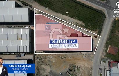 8.000m2 KİRALIK FABRİKA ZEMİN KAT h:14metre BODRUM KATh:8 metre