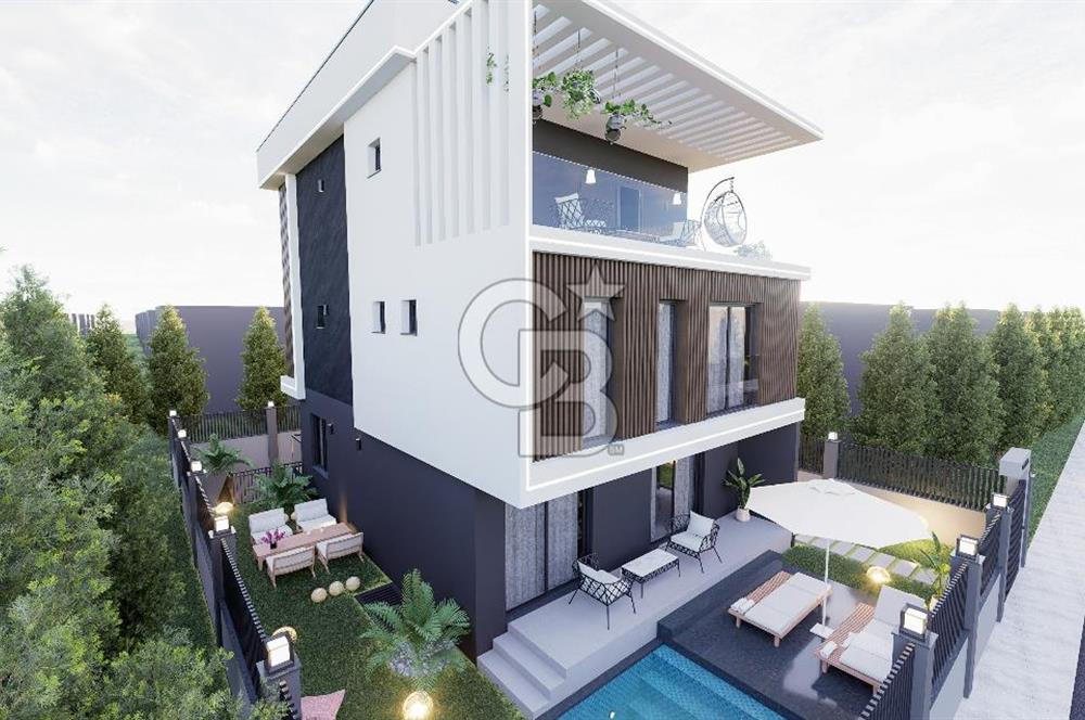 COLDWELL BANKER POYRAZ'DAN BARBAROSTA TAM MÜSTAKİL HAVUZLU VİLLA