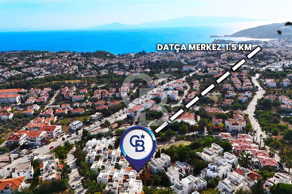 Satılık Datça Petya Sitesinde Deniz Manzaralı Villa
