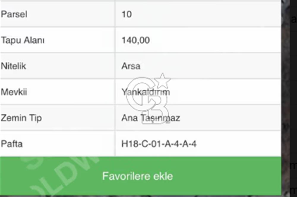 Biga 1. Sanayi Sitesi Satılık Arsa