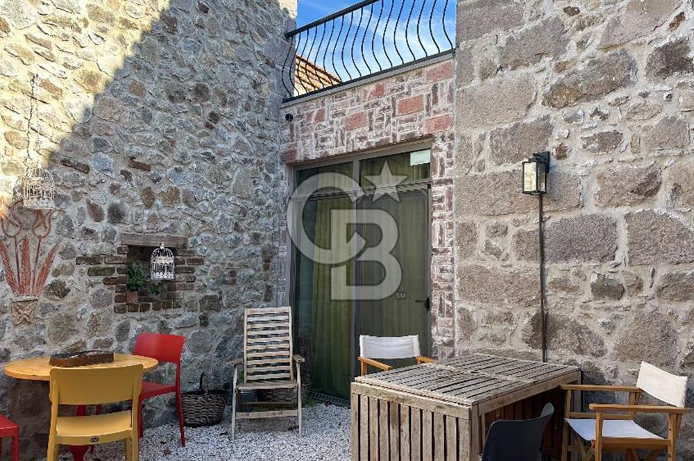 ÇANAKKALE AYVACIK SÖĞÜTLÜ KÖYÜ SATILIK TAŞ EV BUTİK OTEL