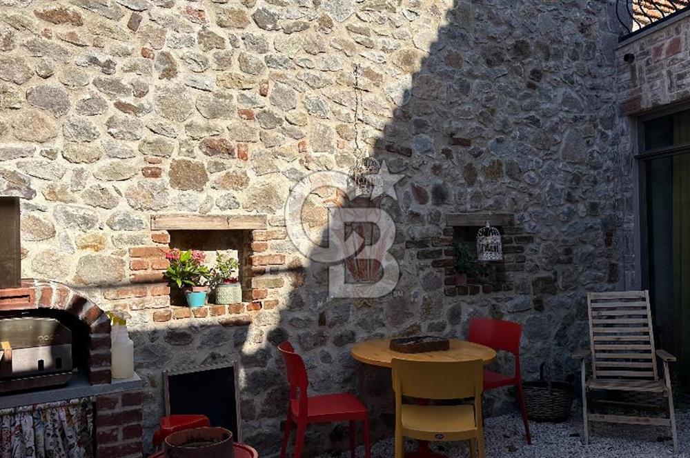 ÇANAKKALE AYVACIK SÖĞÜTLÜ KÖYÜ SATILIK TAŞ EV BUTİK OTEL