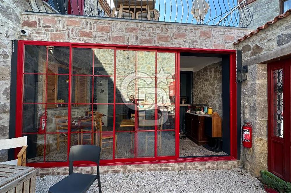 ÇANAKKALE AYVACIK SÖĞÜTLÜ KÖYÜ SATILIK TAŞ EV BUTİK OTEL