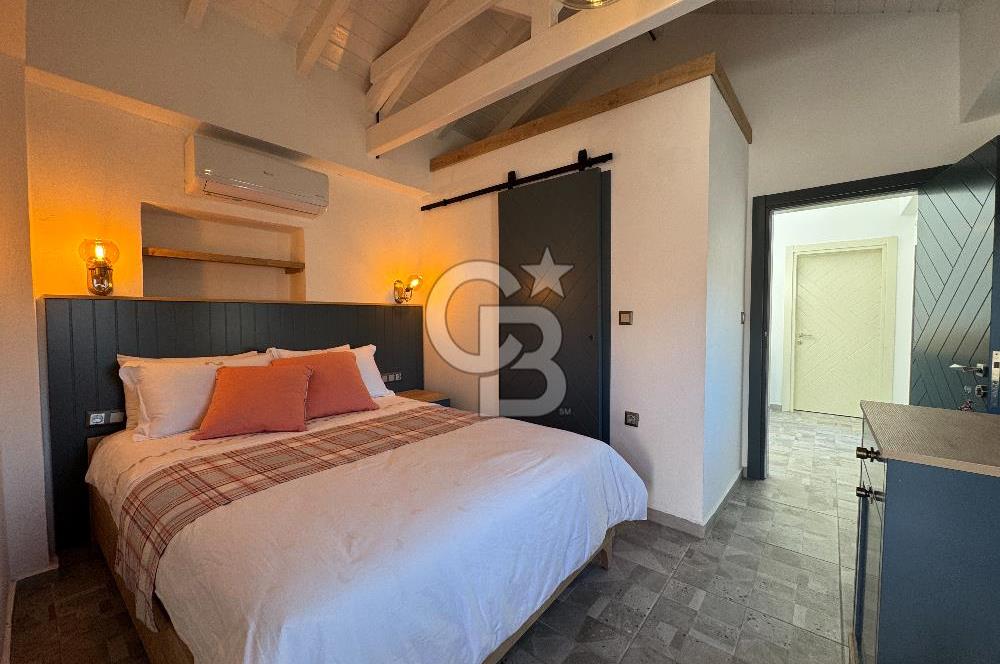 ÇANAKKALE AYVACIK SÖĞÜTLÜ KÖYÜ SATILIK TAŞ EV BUTİK OTEL