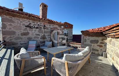 ÇANAKKALE AYVACIK SÖĞÜTLÜ KÖYÜ SATILIK TAŞ EV BUTİK OTEL