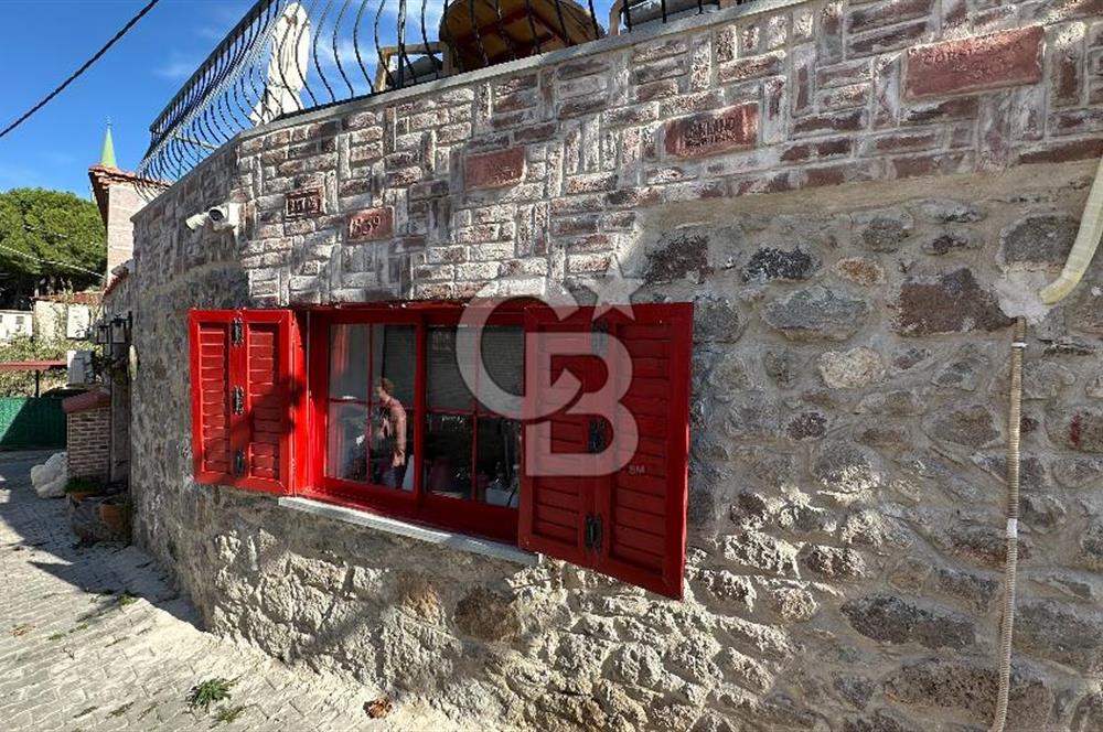 ÇANAKKALE AYVACIK SÖĞÜTLÜ KÖYÜ SATILIK TAŞ EV BUTİK OTEL