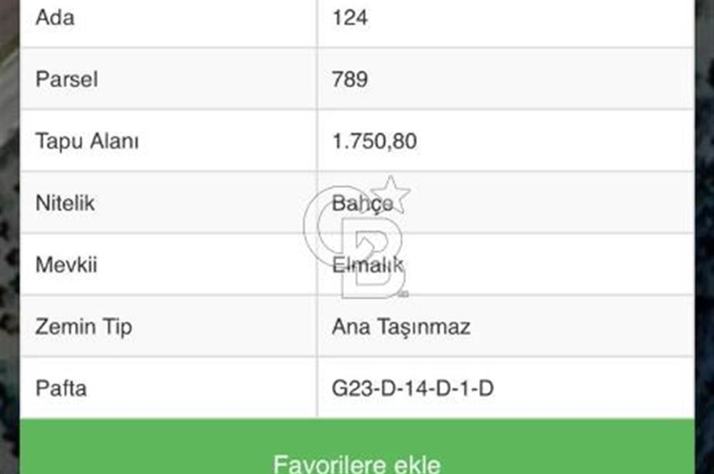 Akçatta, Yola Cepheli ve Suyu Bulunan 1750 m2 Satılık Tarla!