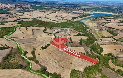 Çanakkale Biga Kocagür Köyünde Satılık 6.500 m2 Fırsat Tarla!!!