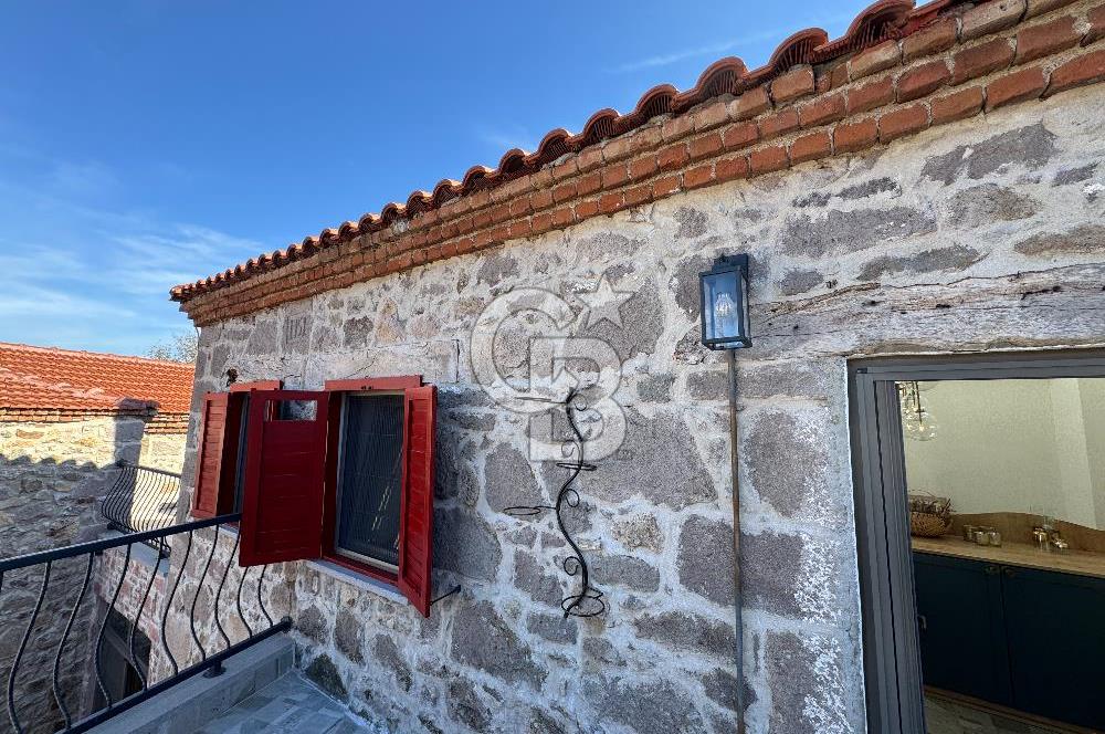 ÇANAKKALE AYVACIK SÖĞÜTLÜ KÖYÜ SATILIK TAŞ EV BUTİK OTEL