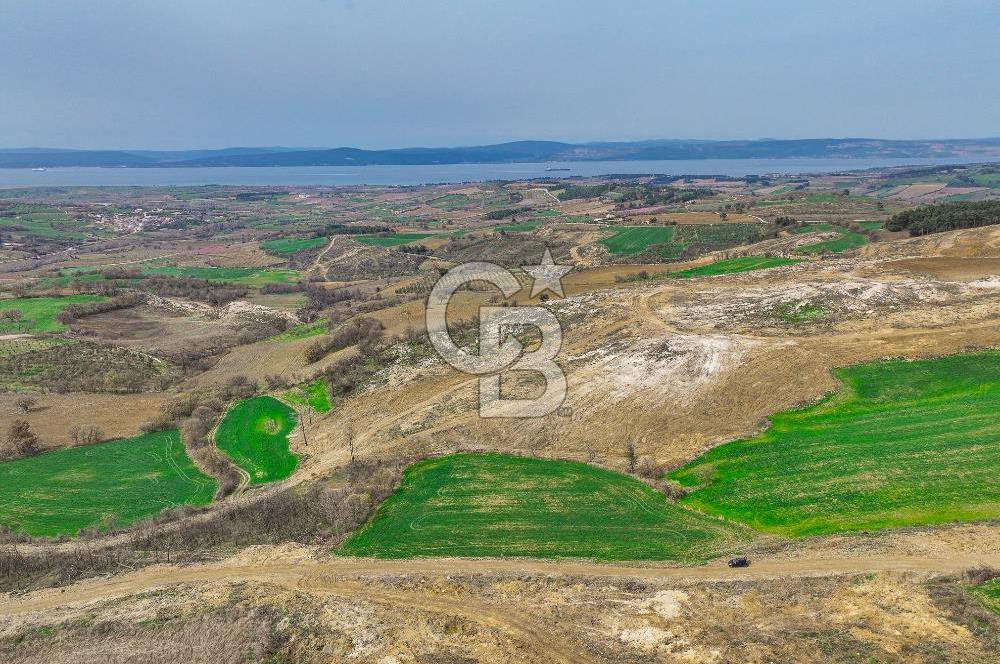 Çanakkale Merkez Kızılkeçili 5210 m2 Deniz Manzaralı Yol Mevcut