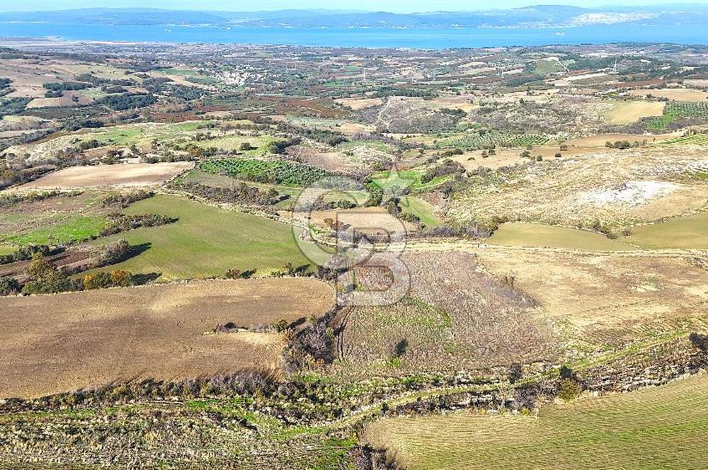 Çanakkale Merkez Kızılkeçilide Boğaz ve Deniz Manzaralı Tarla