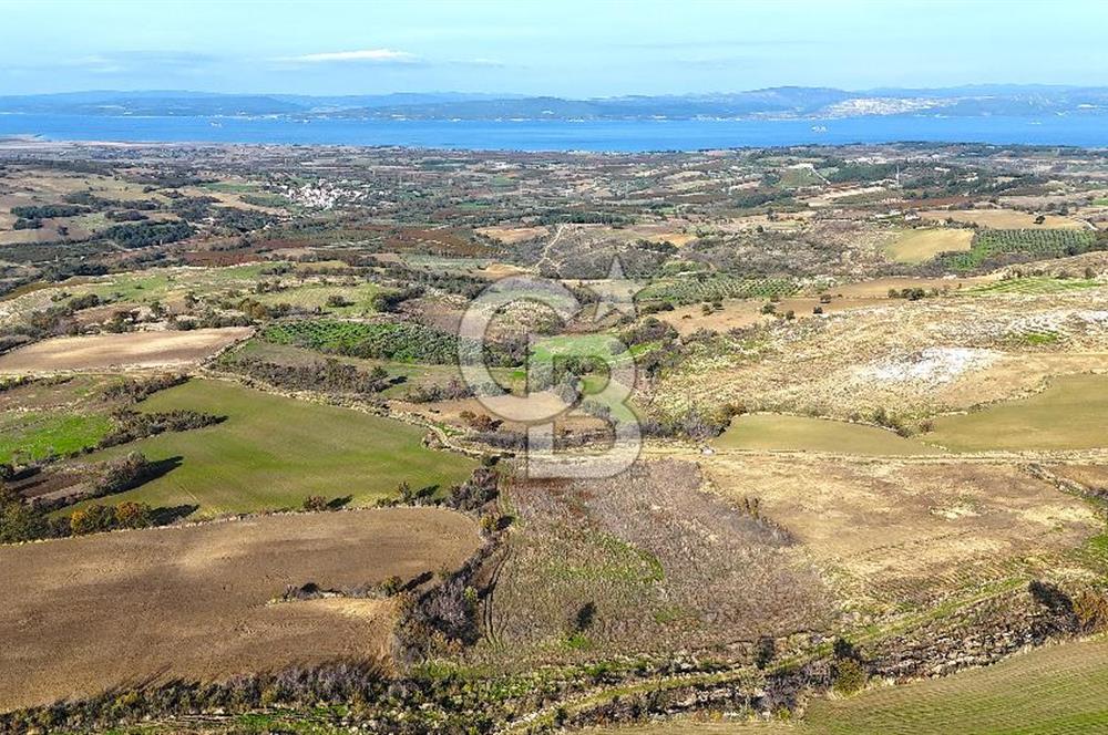 Çanakkale Merkez Kızılkeçilide Boğaz ve Deniz Manzaralı Tarla