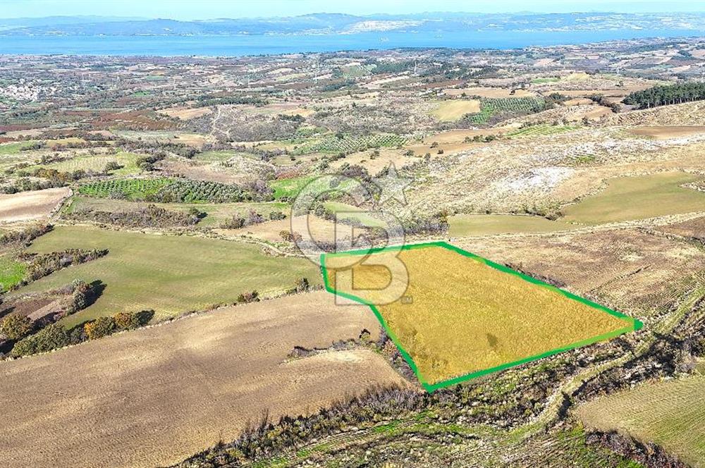 Çanakkale Merkez Kızılkeçilide Boğaz ve Deniz Manzaralı Tarla