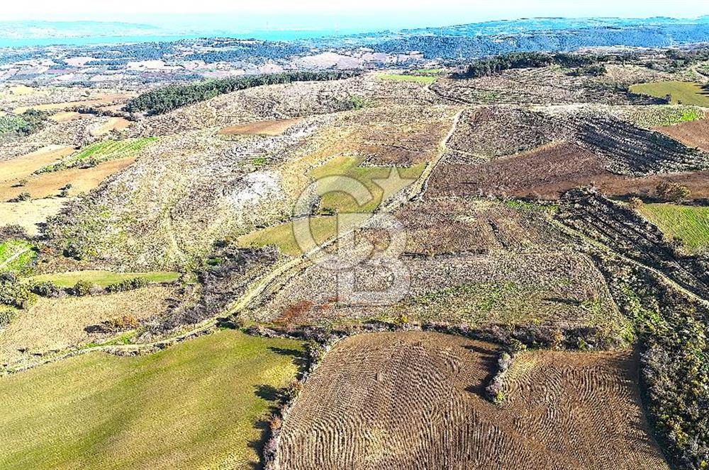 Çanakkale Merkez Kızılkeçilide Boğaz ve Deniz Manzaralı Tarla