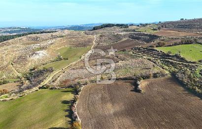 Çanakkale Merkez Kızılkeçilide Boğaz ve Deniz Manzaralı Tarla