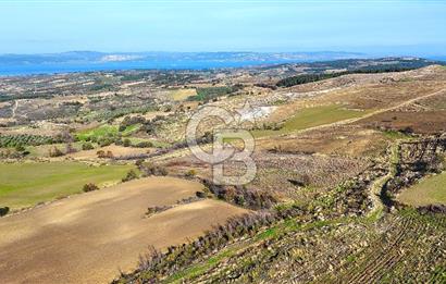 Çanakkale Merkez Kızılkeçilide Boğaz ve Deniz Manzaralı Tarla