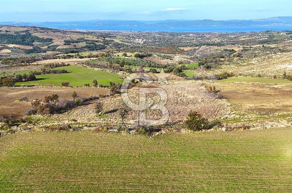 Çanakkale Merkez Kızılkeçilide Boğaz ve Deniz Manzaralı Tarla
