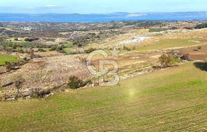 Çanakkale Merkez Kızılkeçilide Boğaz ve Deniz Manzaralı Tarla