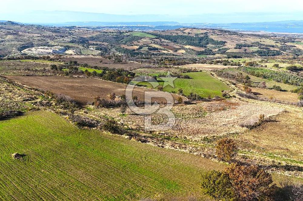 Çanakkale Merkez Kızılkeçilide Boğaz ve Deniz Manzaralı Tarla