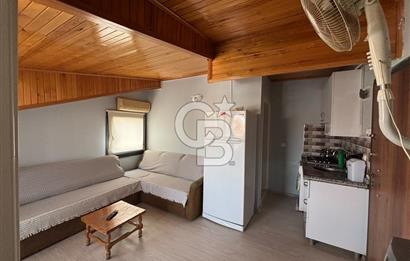 ÇANDARLI MERKEZDE DENİZE 200 METRE 1+1 SATILIK GENİŞ DAİRE