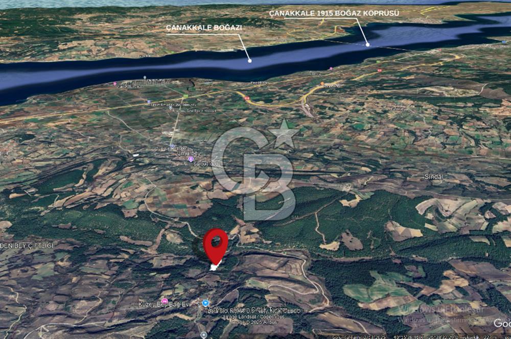 ÇANAKKALE MERKEZ KIZILKEÇİLİ KÖYÜ SATILIK ARAZİ